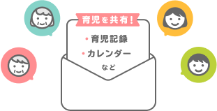 育児を共有